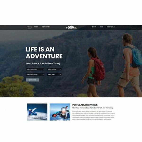adventure-html-template_640x433.jpg Adventure - HTML Template