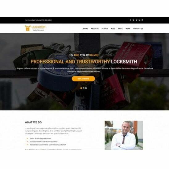 locksmith-website-template_640x433.jpg Locksmith Website - HTML Template