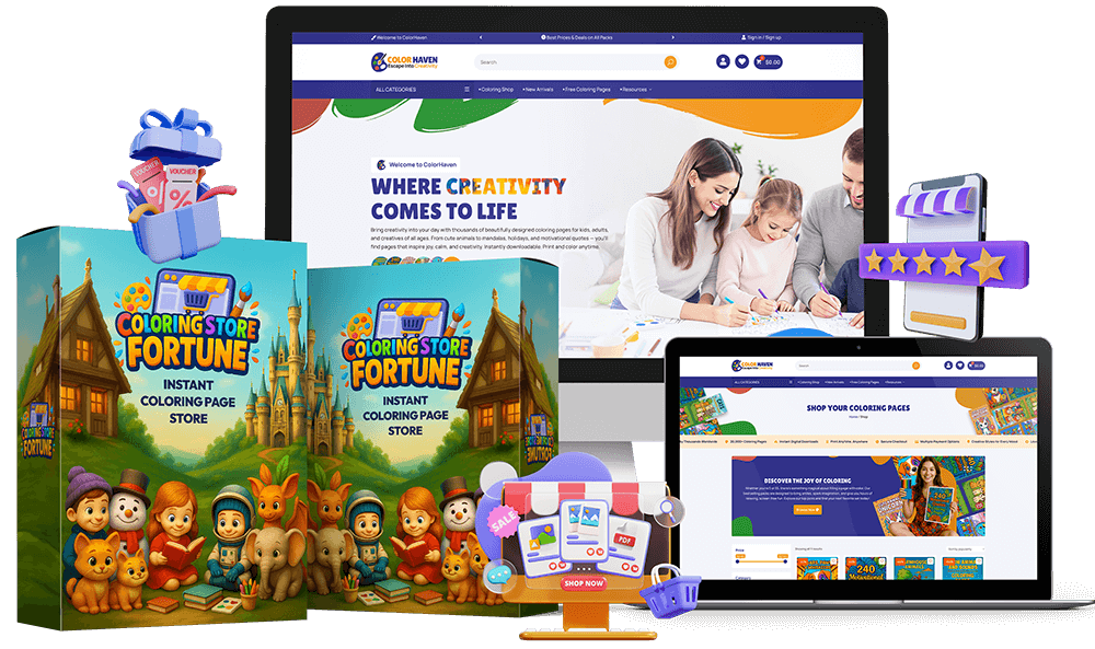 Coloring Store Fortune Review