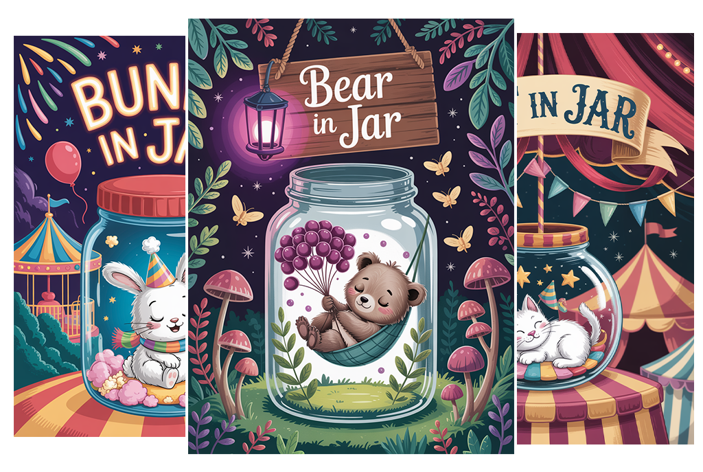 Animals In Jars – (PLR) Coloring Pack