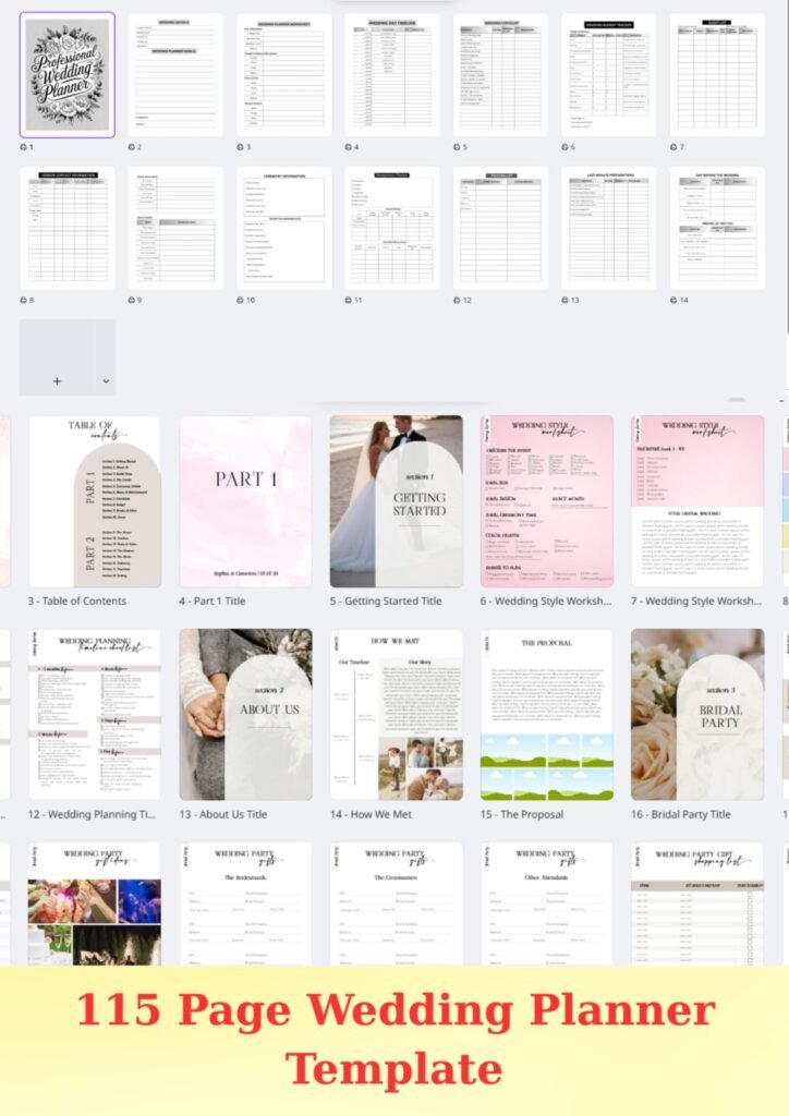 Wedding Mega Template Bundle (PLR)