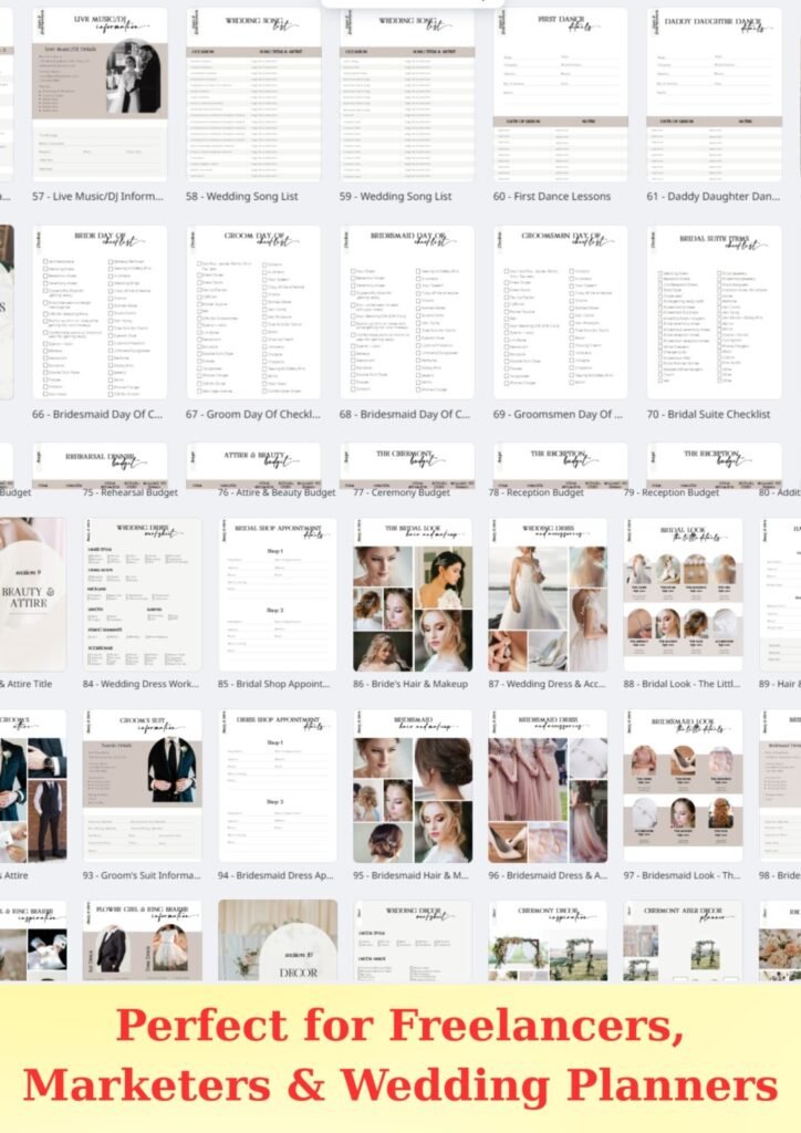 Wedding Mega Template Bundle (PLR)