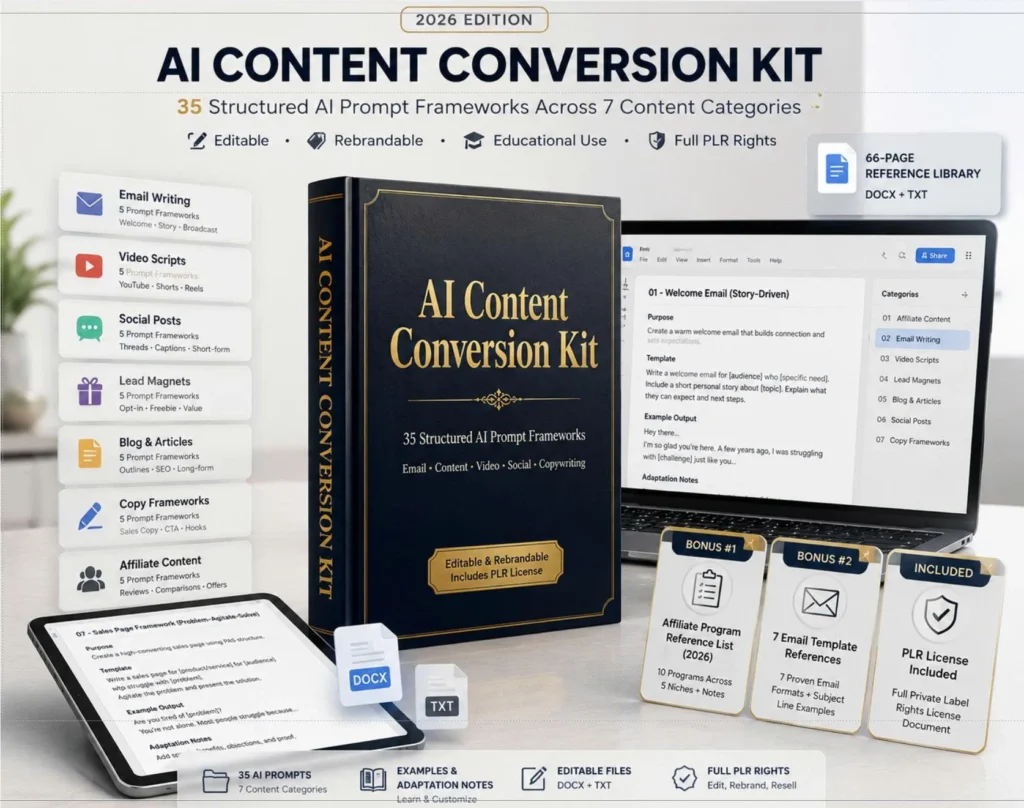 AI Content Conversion Kit PLR Review