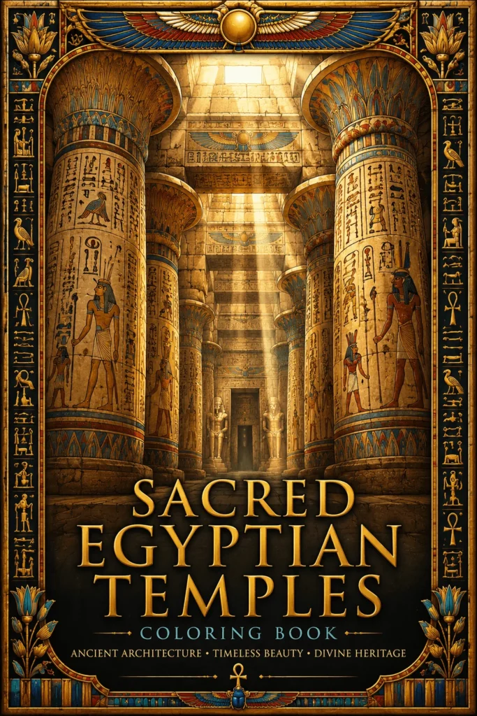 Ancient Egypt Coloring Art Prompt Library