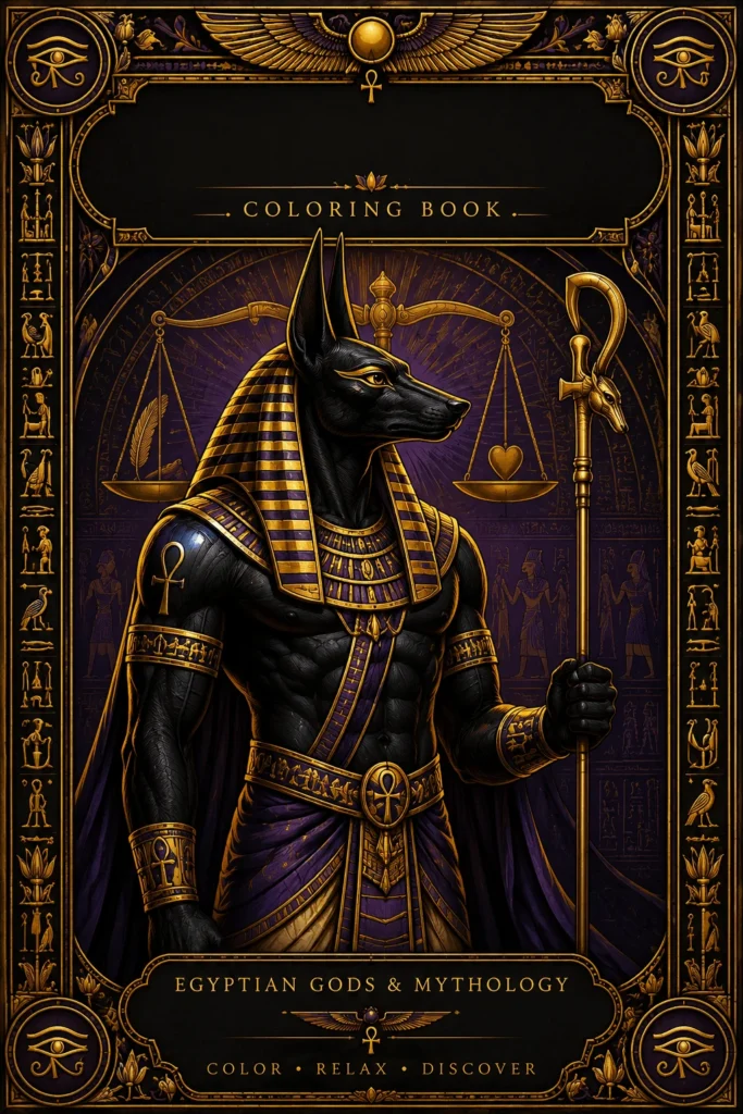 Ancient Egypt Coloring Art Prompt Library