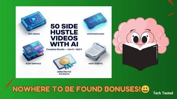 AI Side Hustle Videos w/ Unrestricted PLR