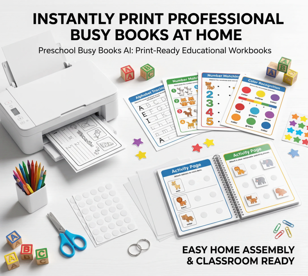 Preschool Busy Books AI