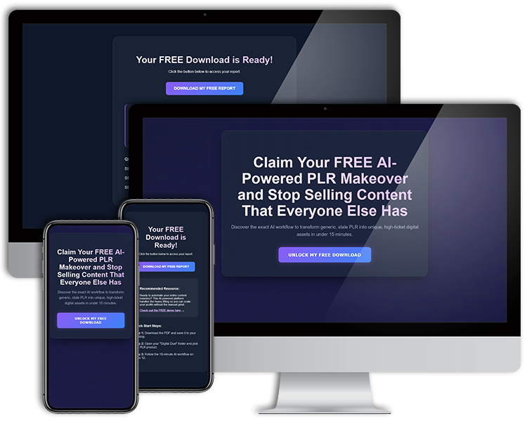 (PLR) AI-Powered PLR Makeover