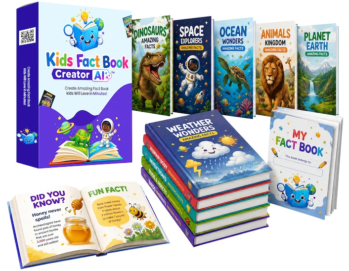 (PLR) Kids Fact Book Creator AI