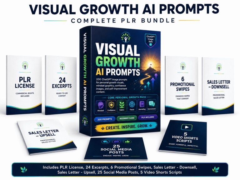 (PLR) Visual AI Growth Prompts