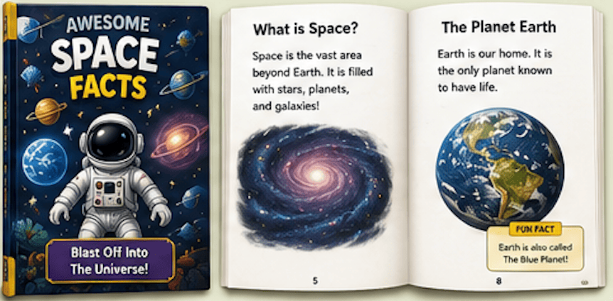 (PLR) Kids Fact Book Creator AI