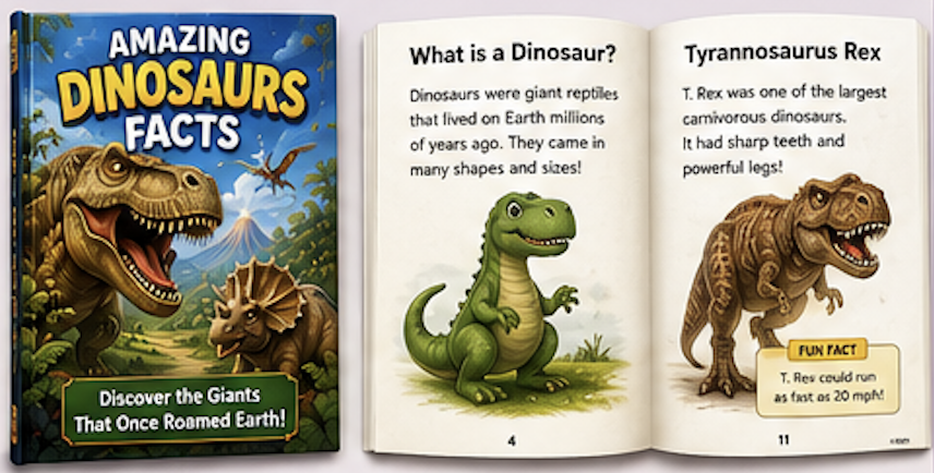 (PLR) Kids Fact Book Creator AI