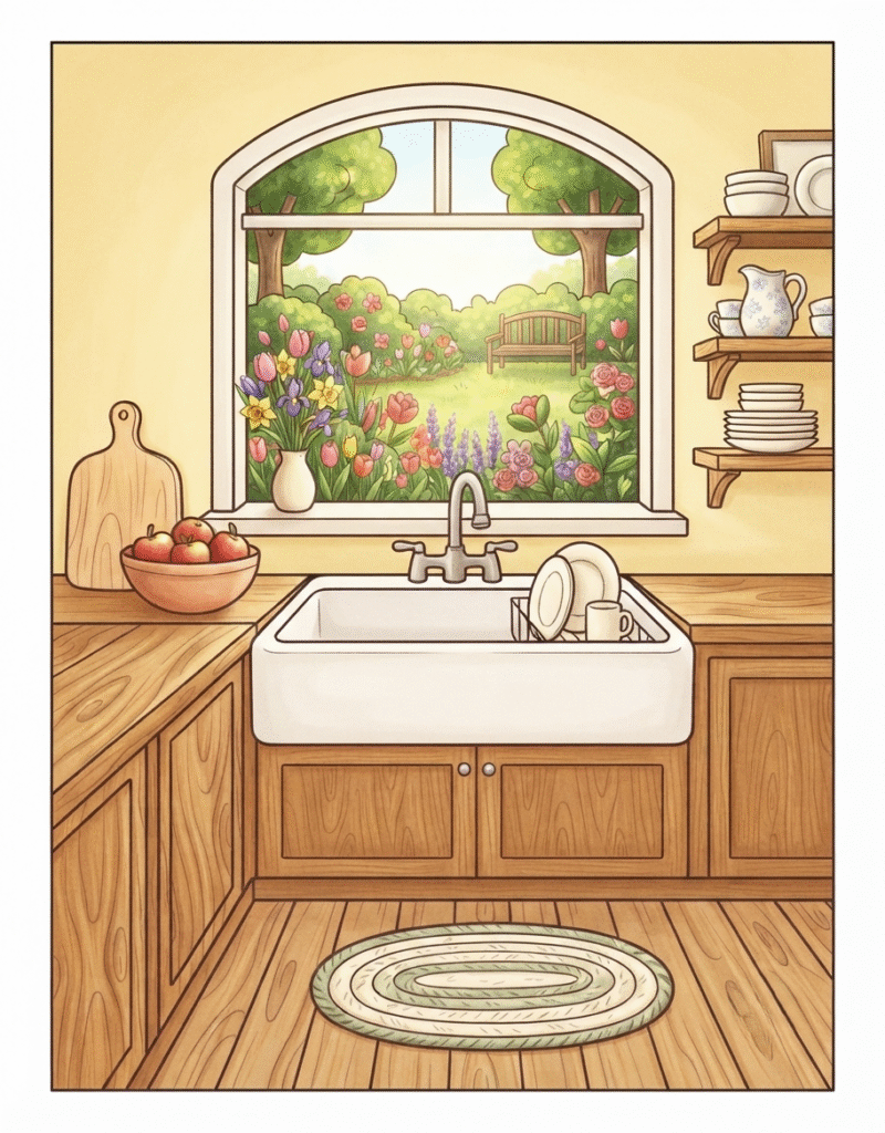 303 Cozy Indoor Coloring Book Prompts with Full PLR