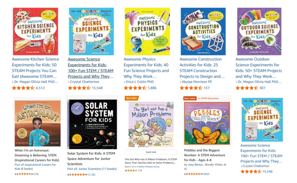 STEM Adventure Story Prompts for Kids (PLR)