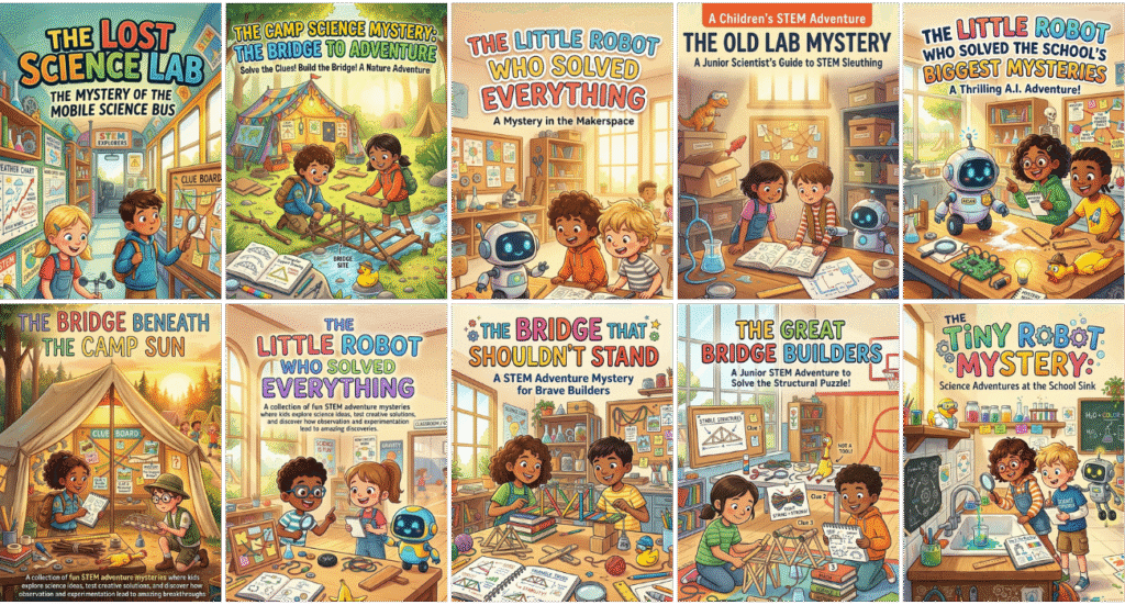 STEM Adventure Story Prompts for Kids (PLR)