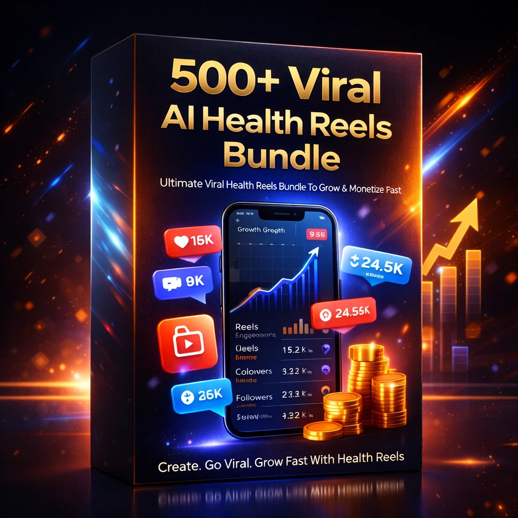 Viral AI Health Reels Bundle w/ Unrestricted PLR